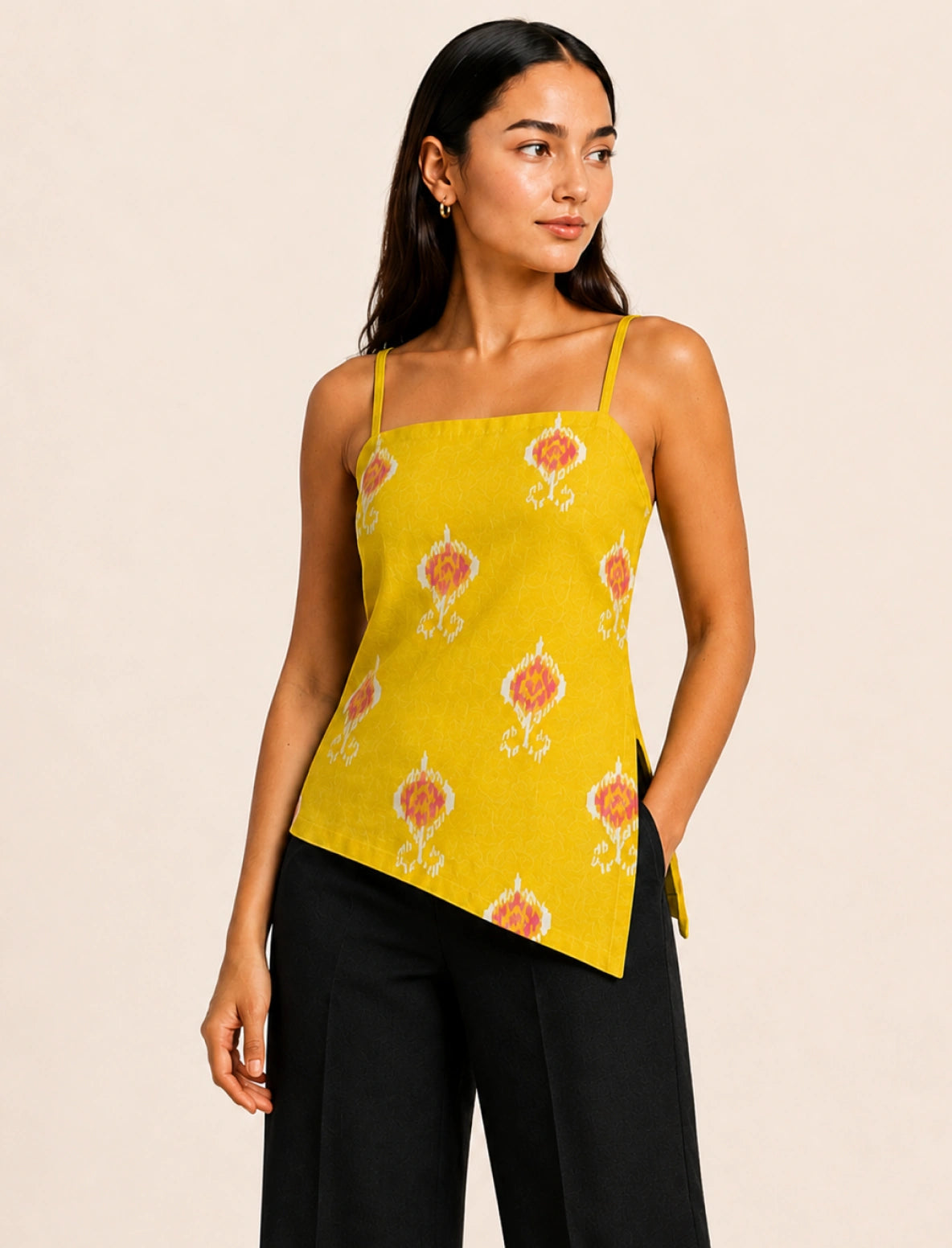 Naaz Asymmetrical Short Kurti