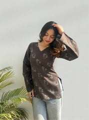 Ravya Bell Sleeves Kurti by Evara