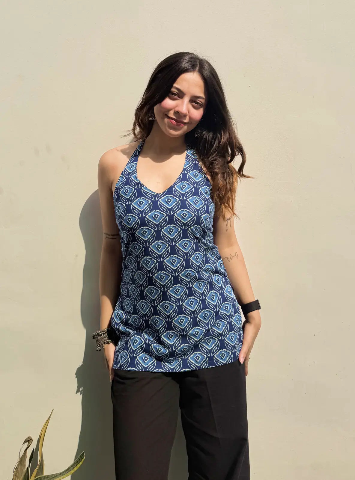Vayu Halter Neck Kurti