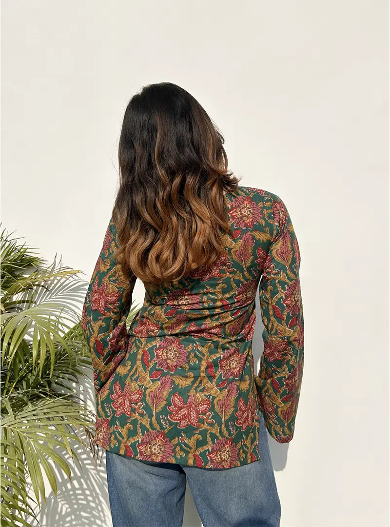 Trishika Bell Sleeves Kurti by Evara