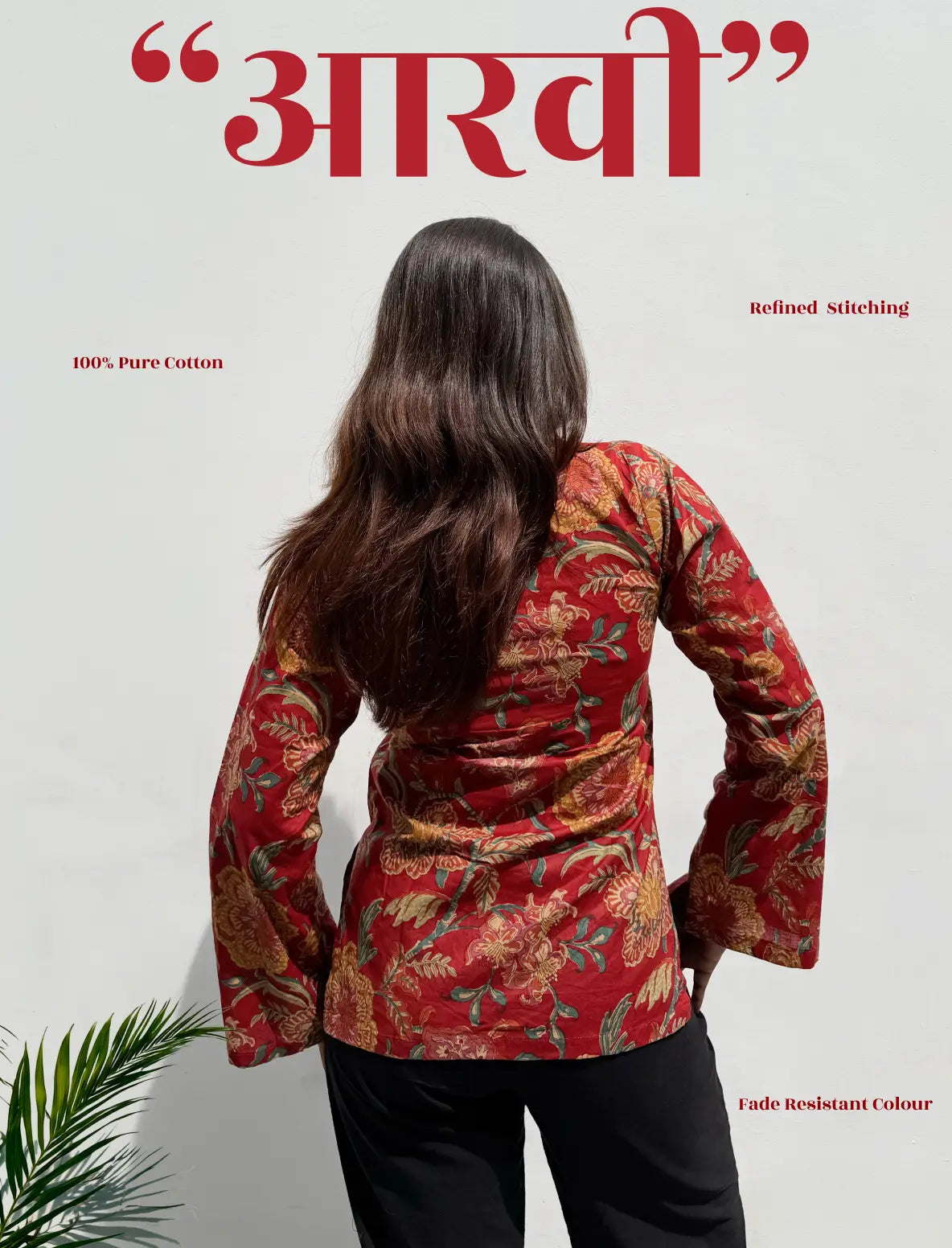 Aarvi Bell Sleeves Kurti