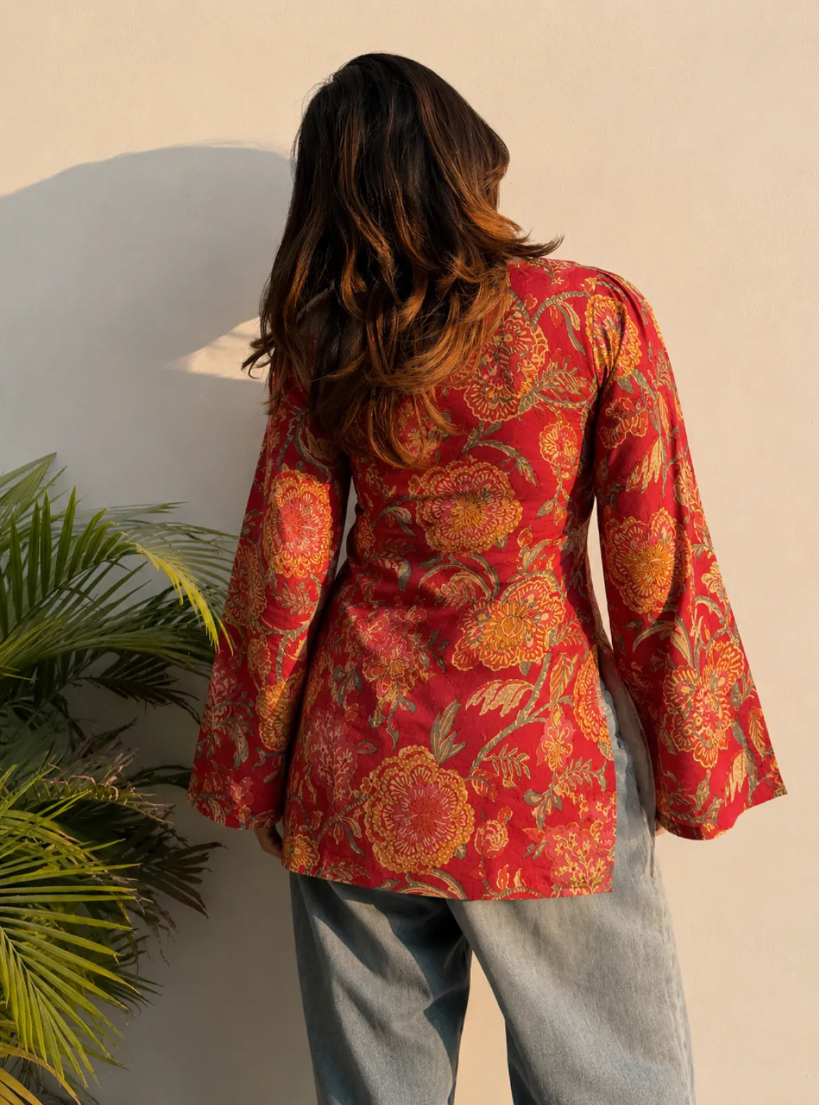 Aarvi Bell Sleeves Kurti