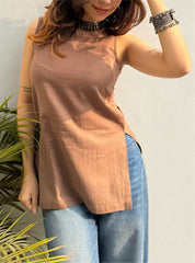 Kuhu Sleeveless Kurti by Evara