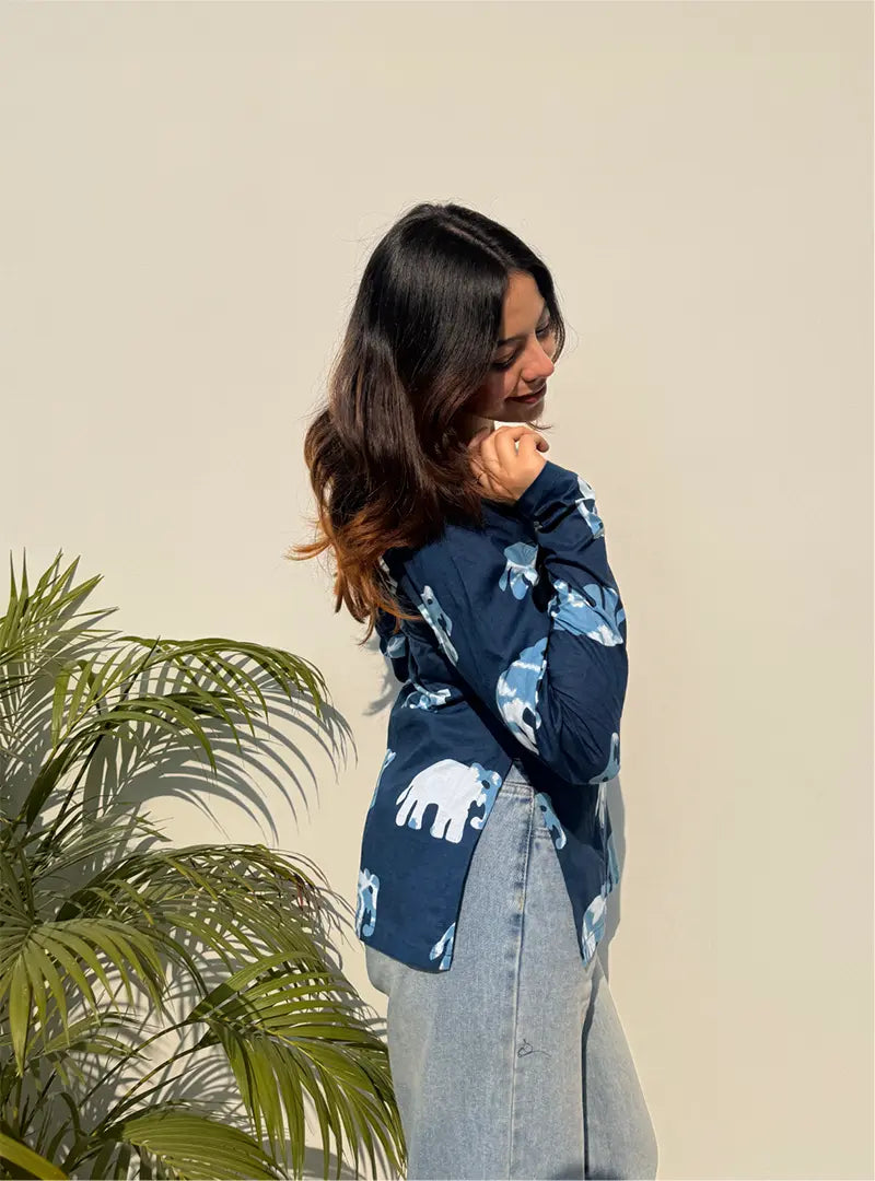 Arnika Boat Neck Kurti