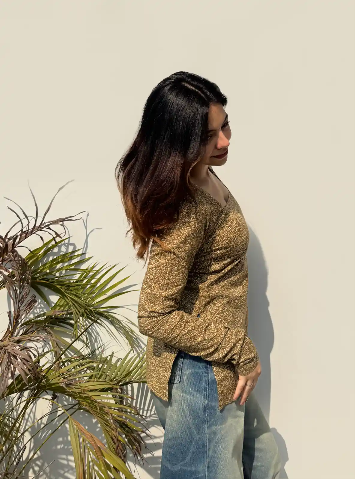 Mahiya Boat Neck Kurti