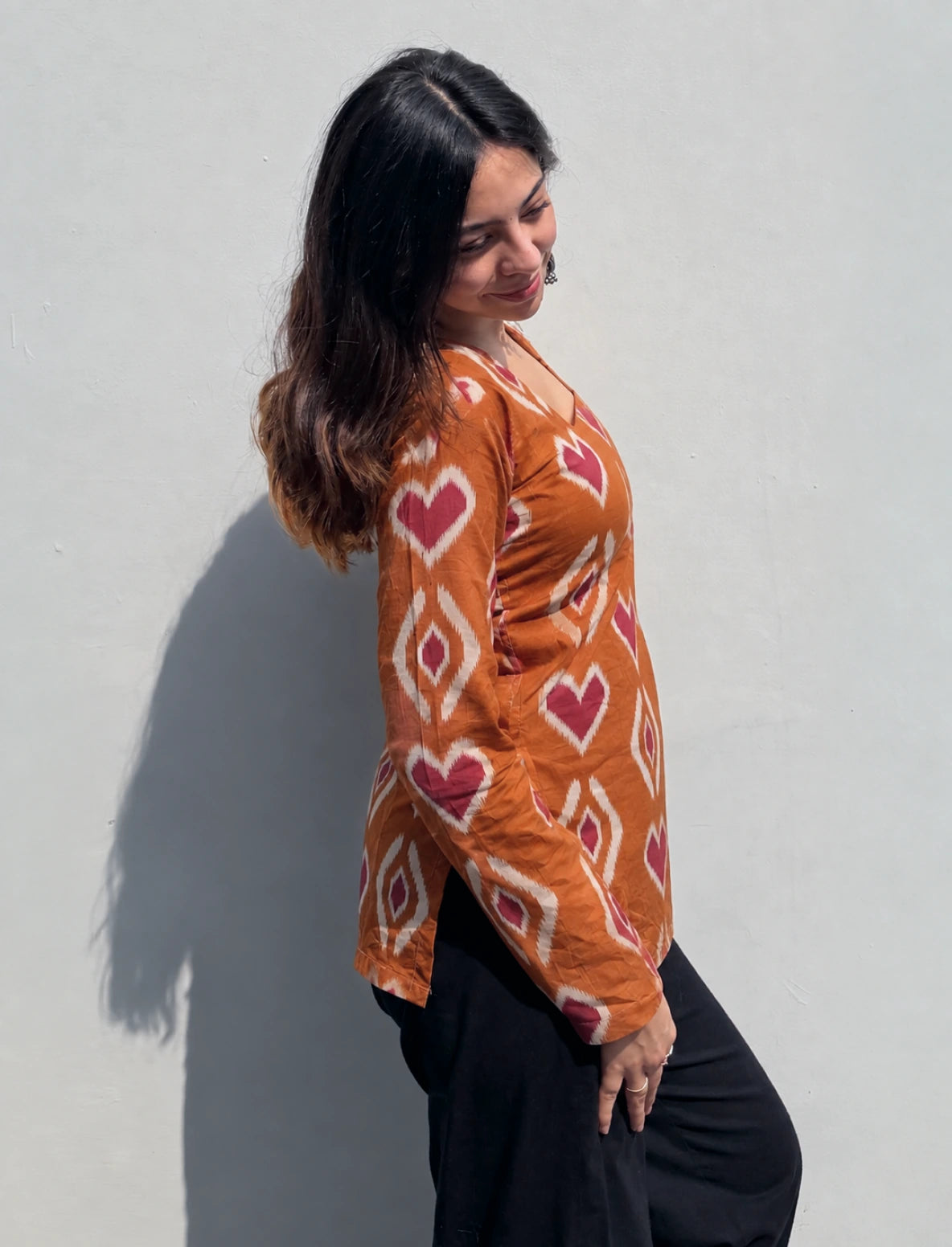 Naihar Square Neck Kurti