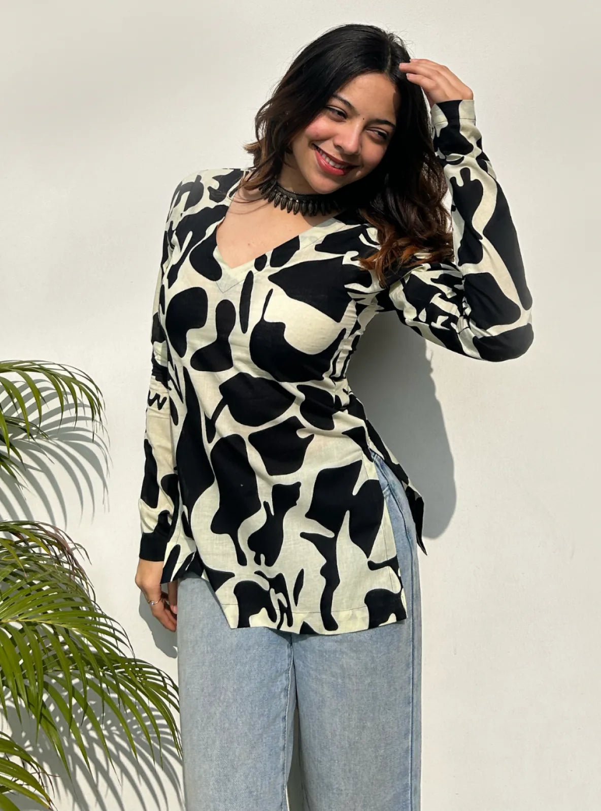 Zaalima Straight Sleeves Kurti