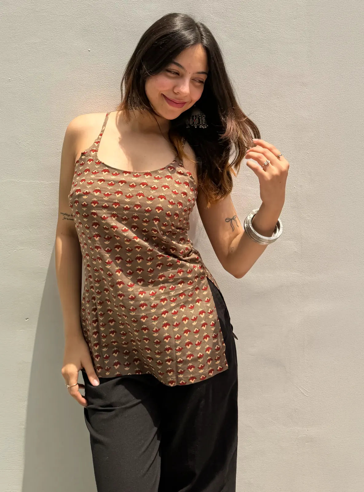 Imli Short Sleeveless Kurti