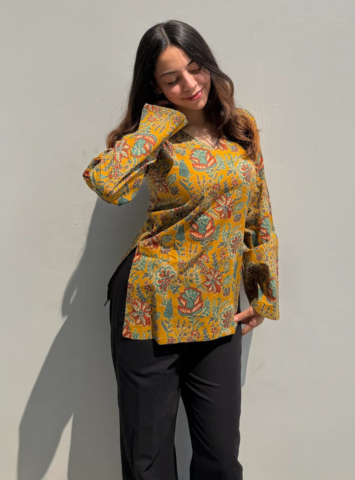 Rangat Bell Sleeves Kurti