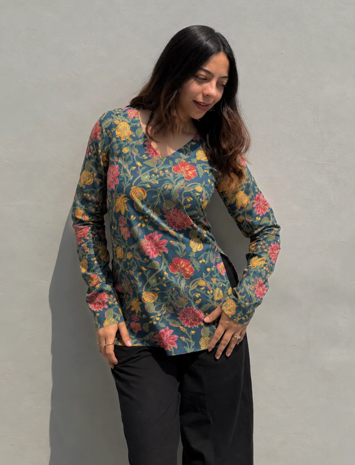 Kalyani Straight Sleeves Kurti