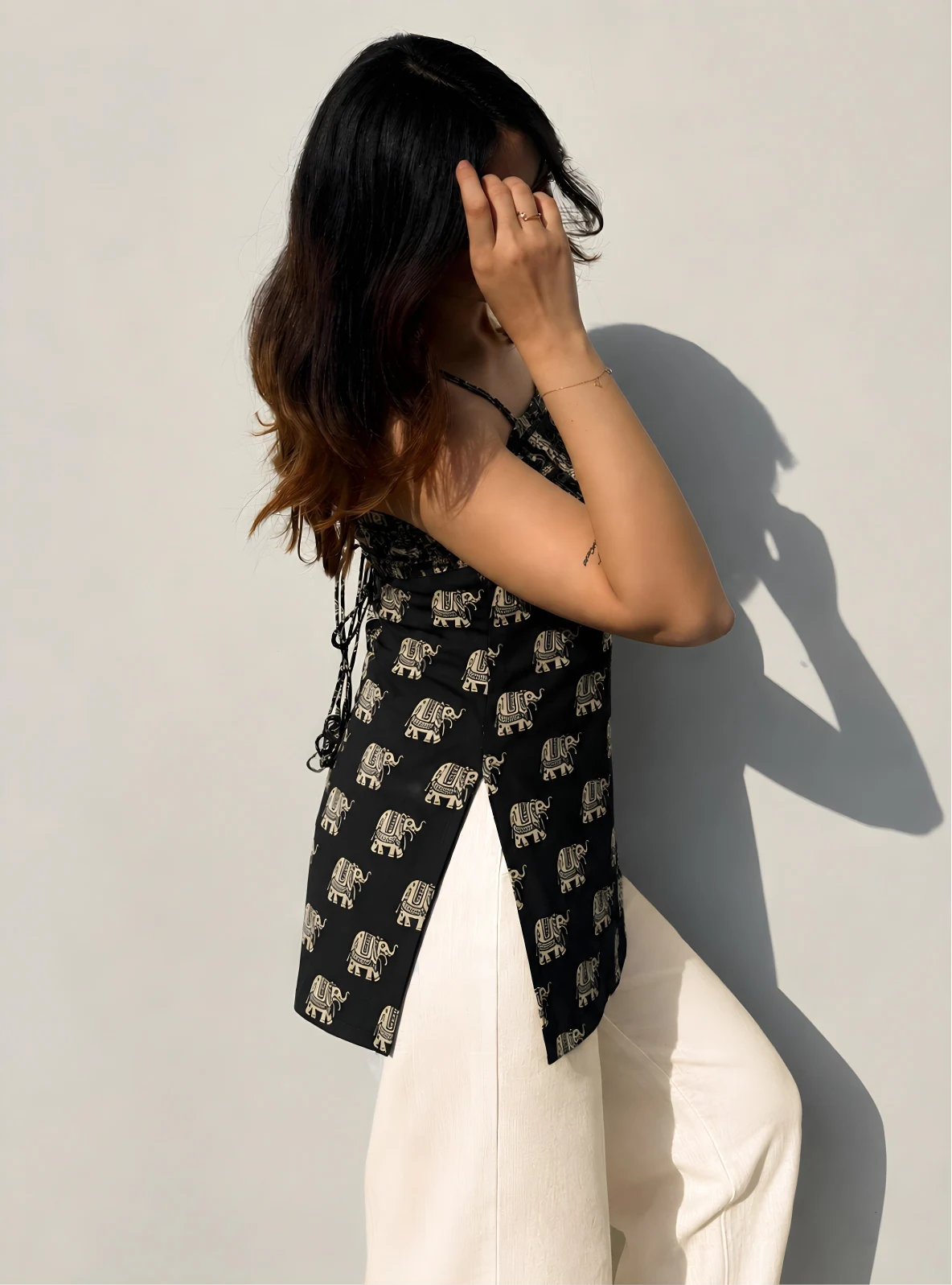 Kanak Corset Back Sleeveless Kurti