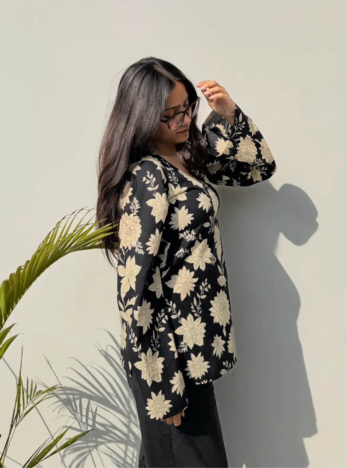 Rukhsar Bell Sleeves Kurti