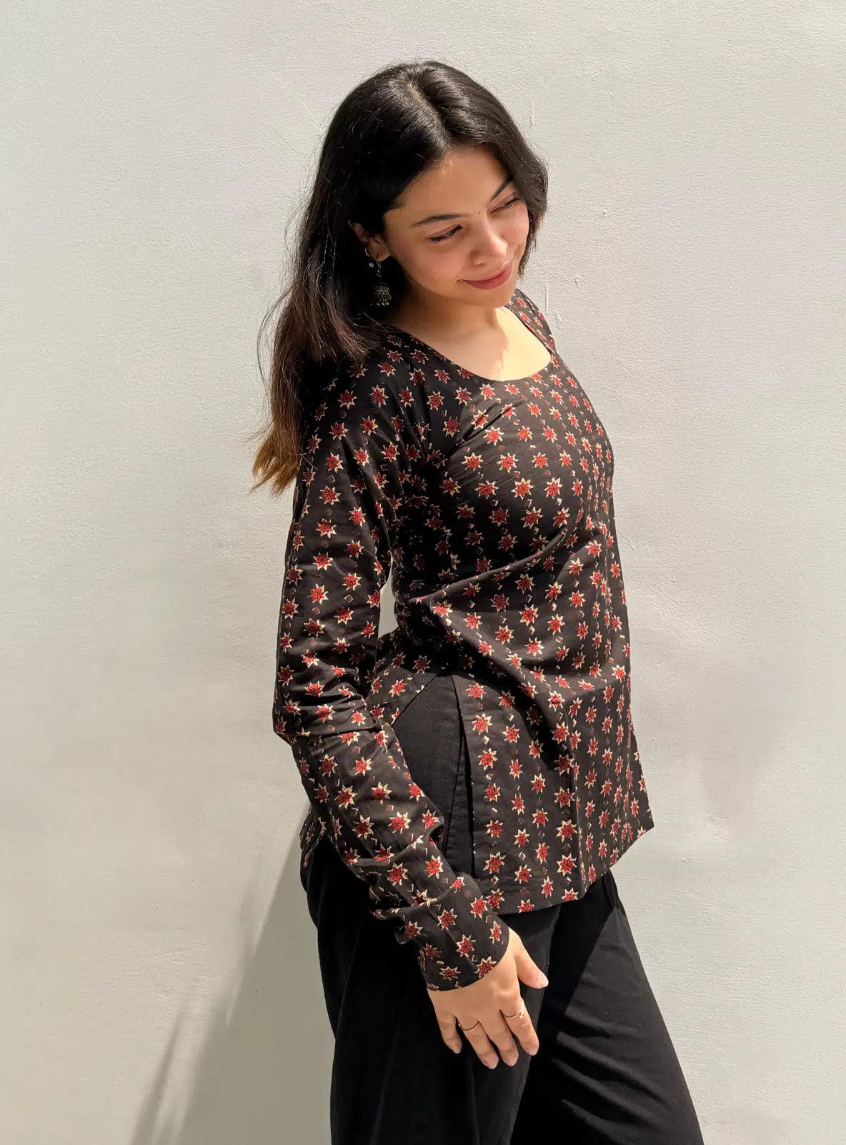 Riwa Boat Neck Kurti