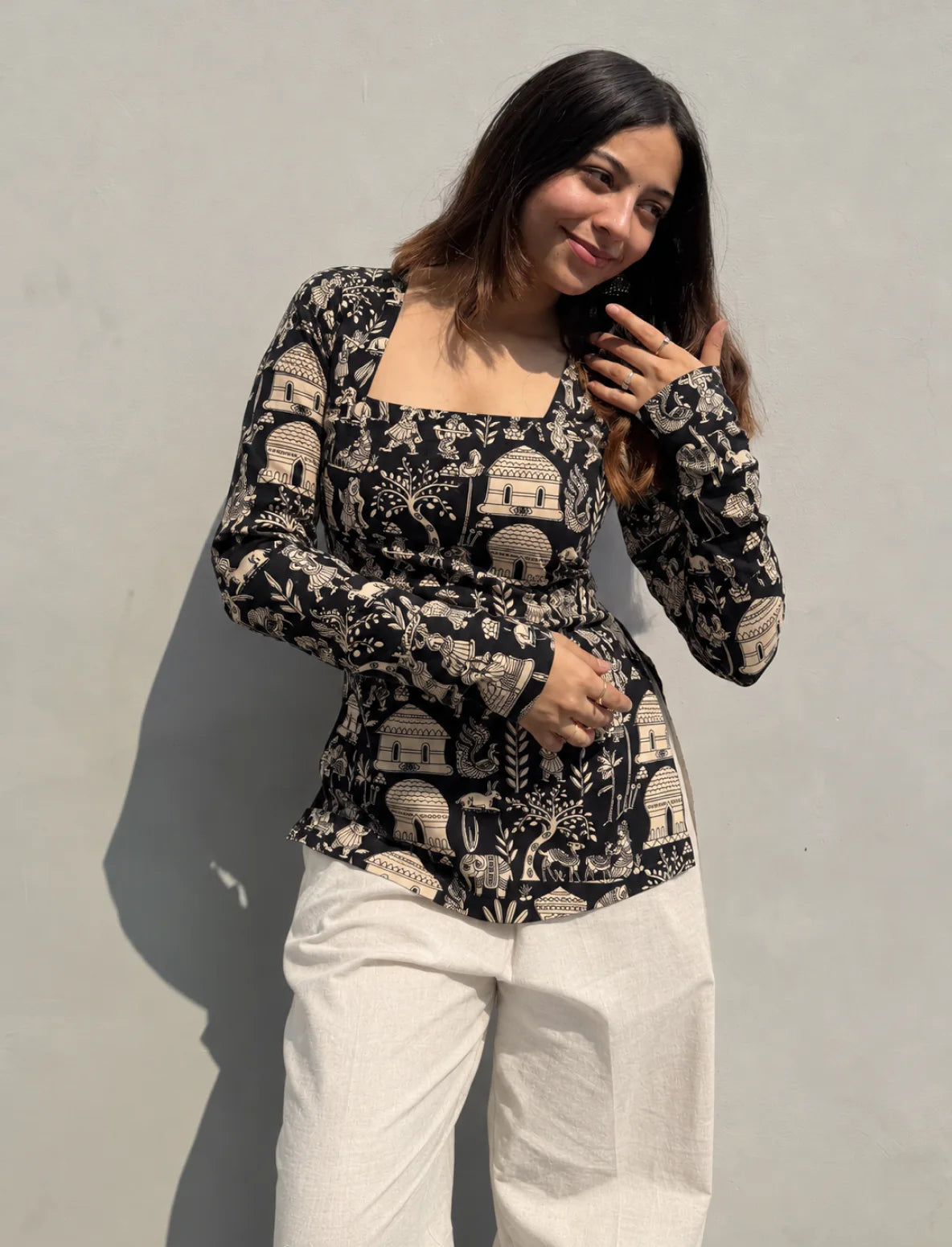 Malvika Square Neck Kurti