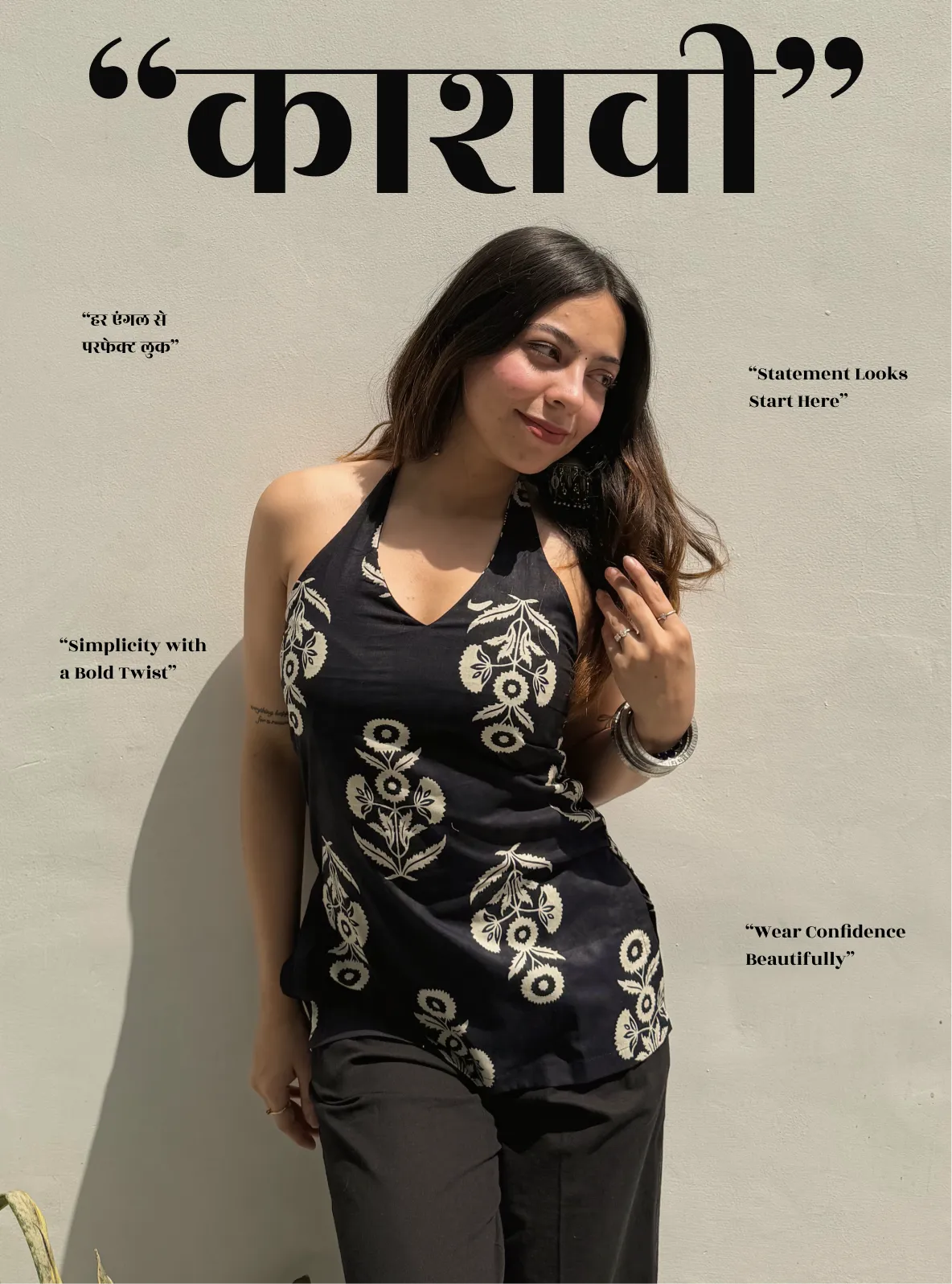 Kaashvi Halter Neck Kurti