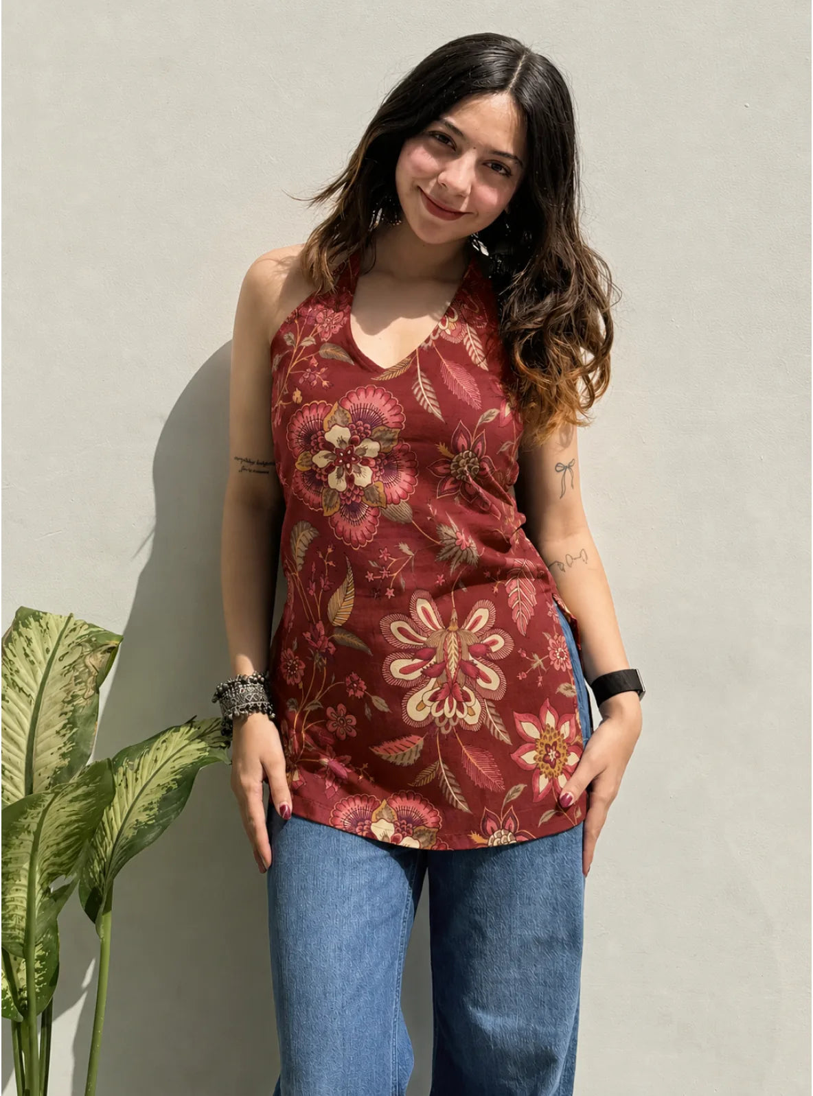 Sana Halter Neck Kurti