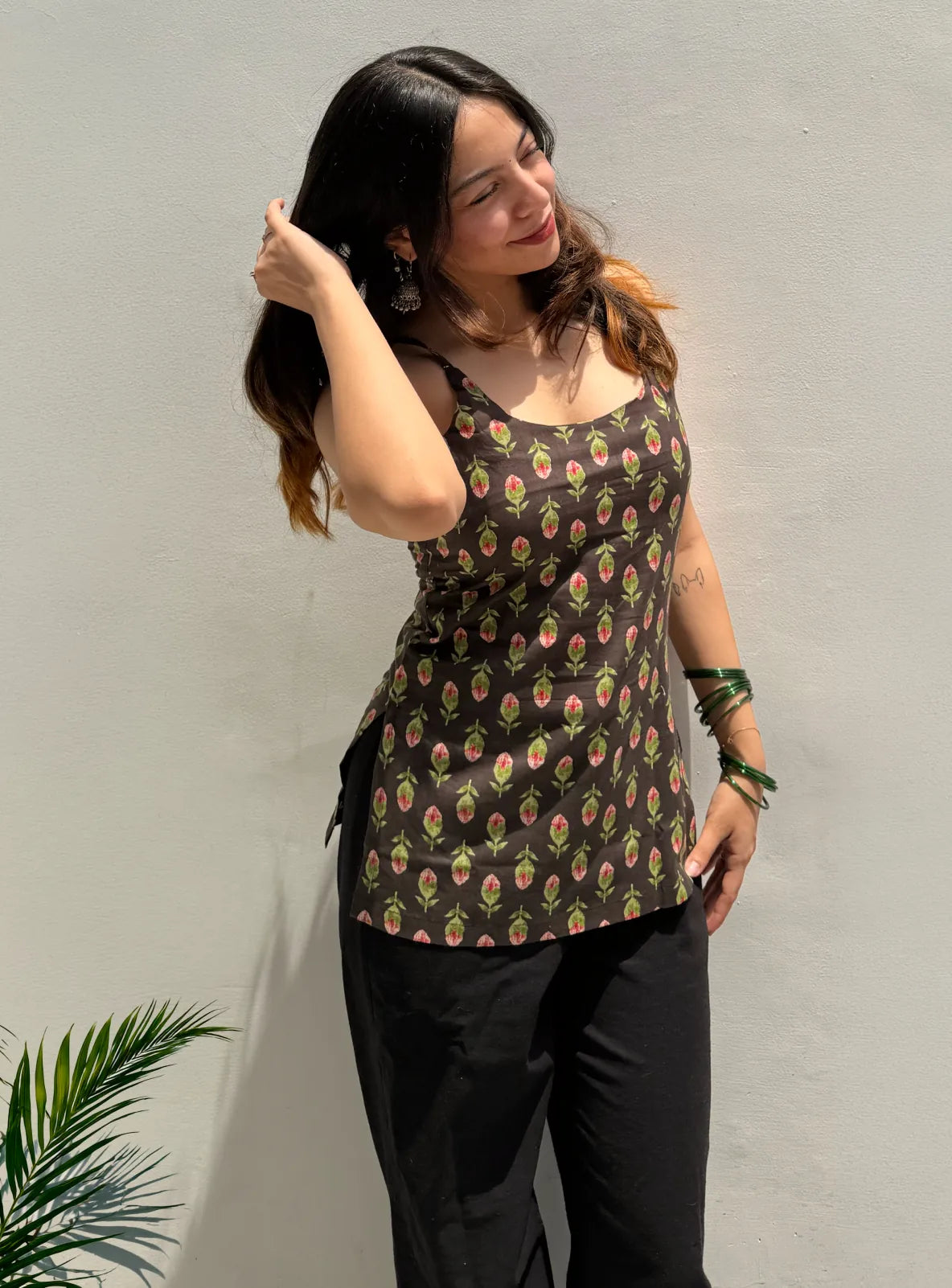 Bawri Short Sleeveless Kurti