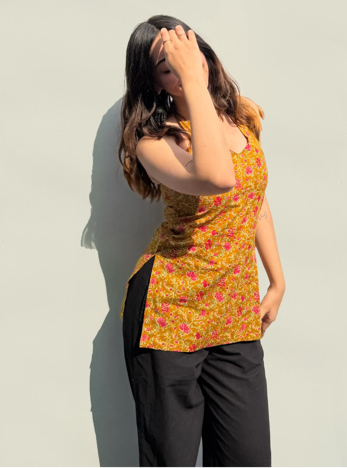 Sanya Halter Neck Kurti