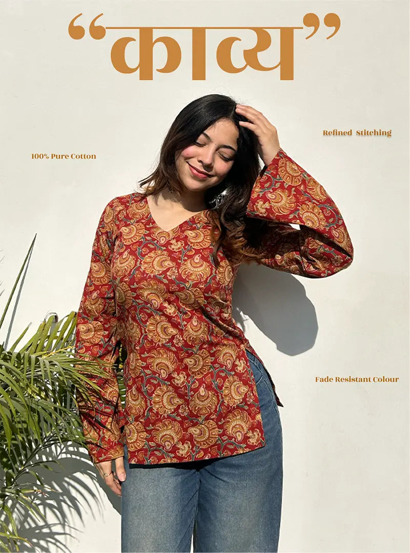 Kavya Bell Sleeves Kurti