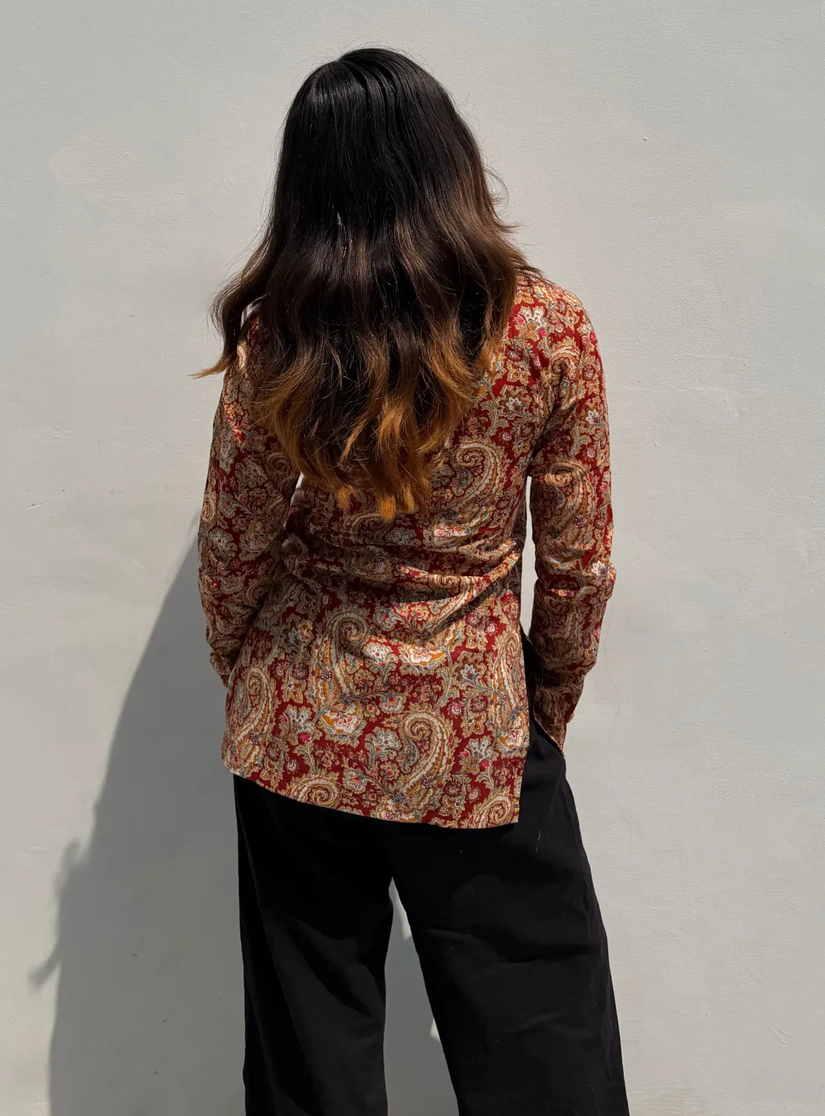 Phoolkari Straight Sleeves Kurti
