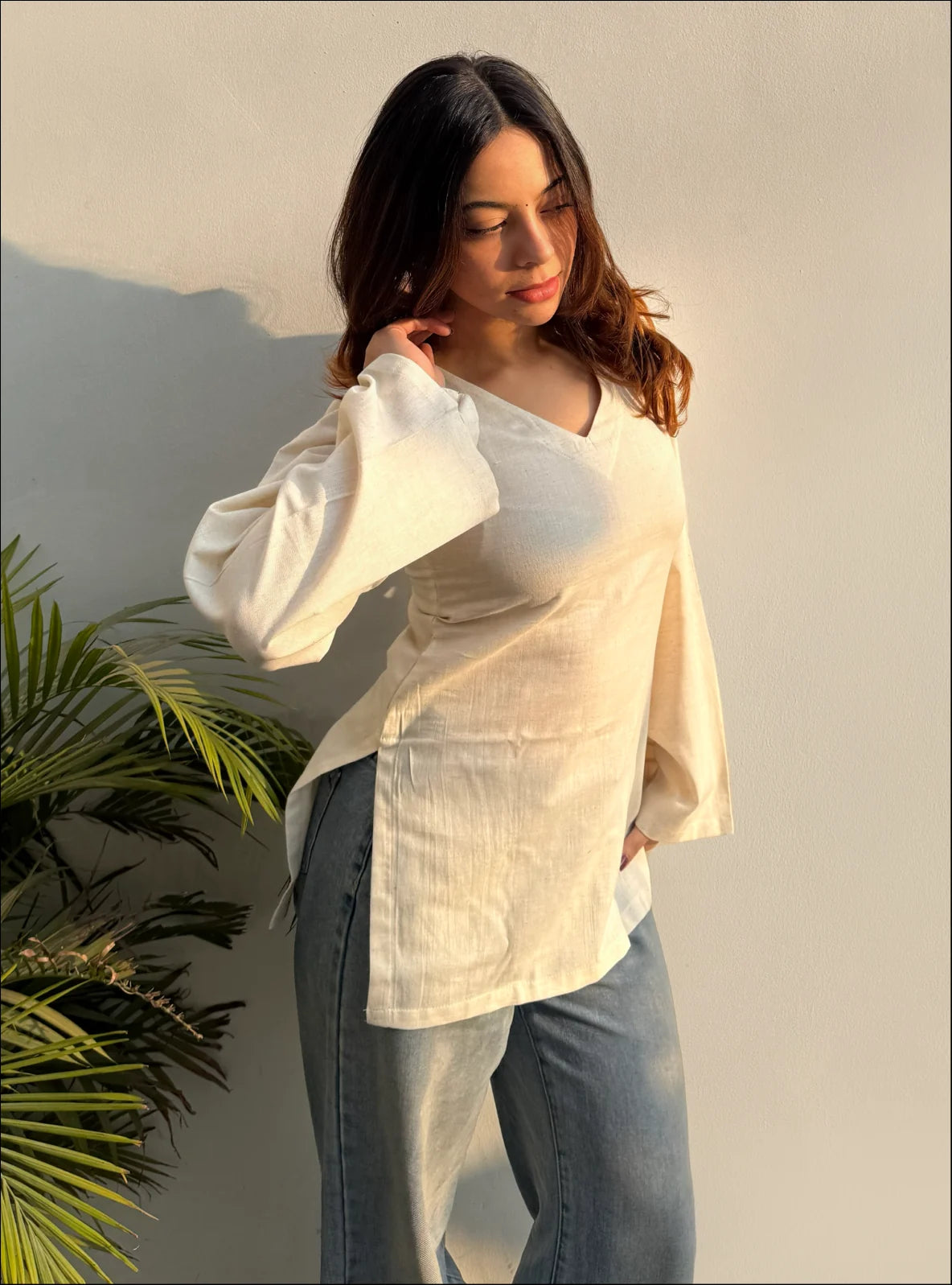 Hans Bell Sleeves Kurti