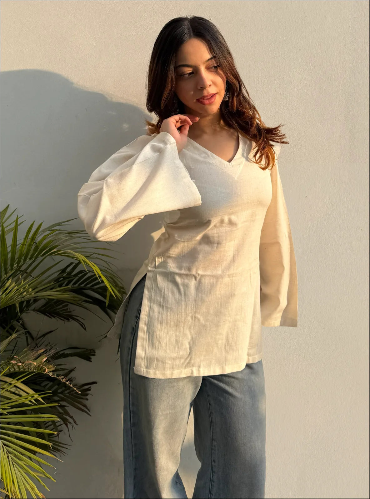 Hans Bell Sleeves Kurti