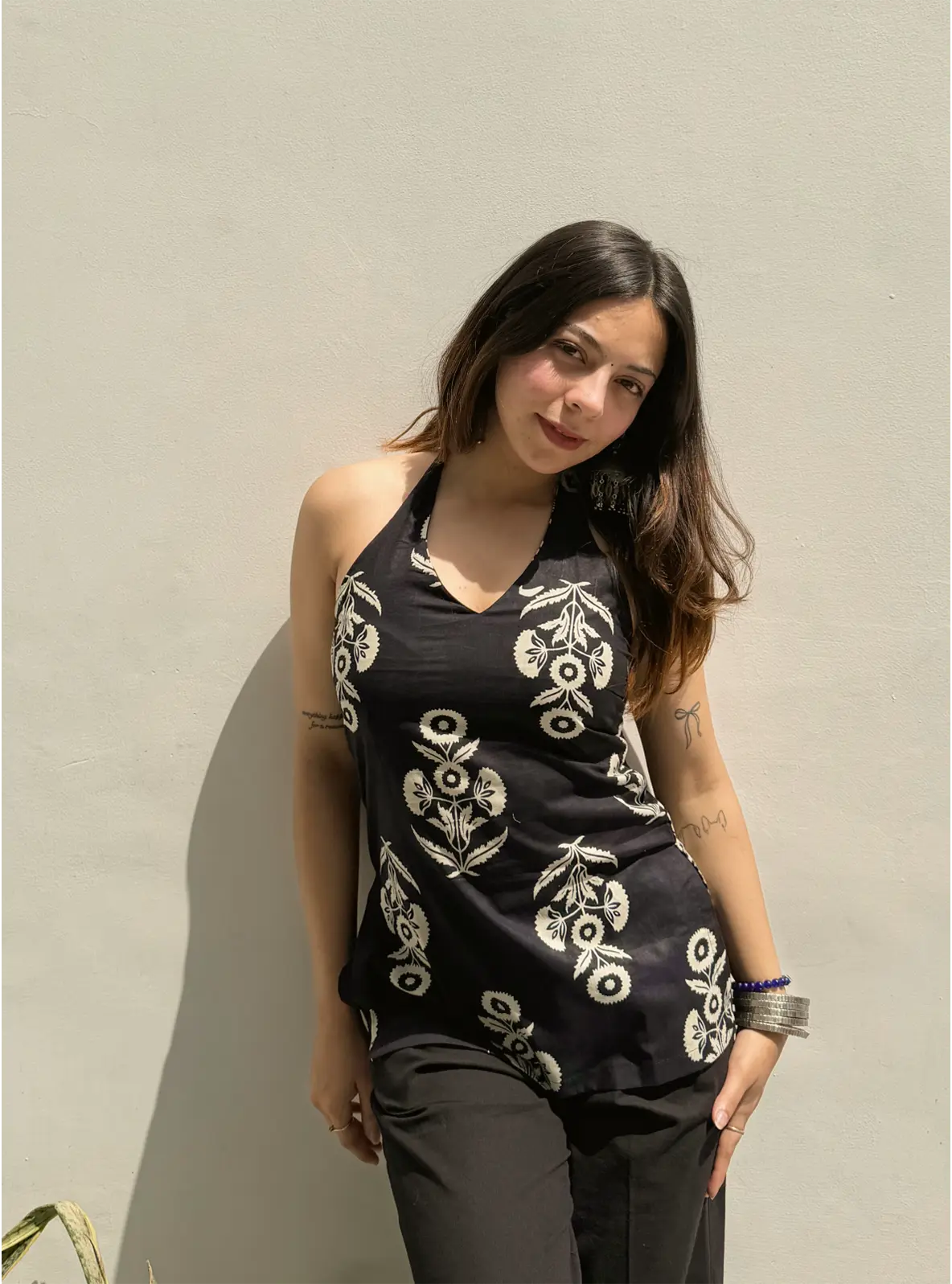 Kaashvi Halter Neck Kurti
