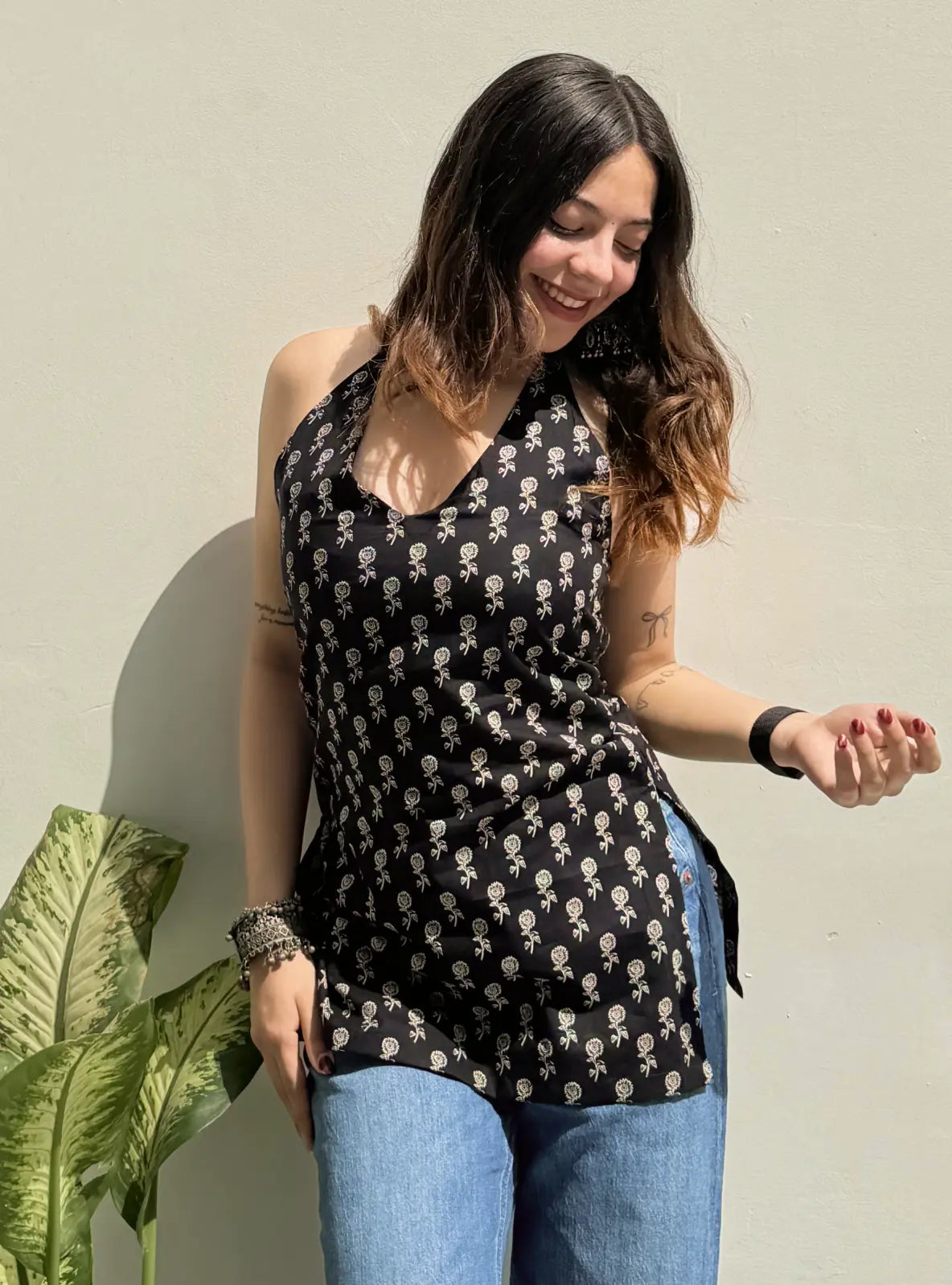 Raaz Halter Neck Kurti