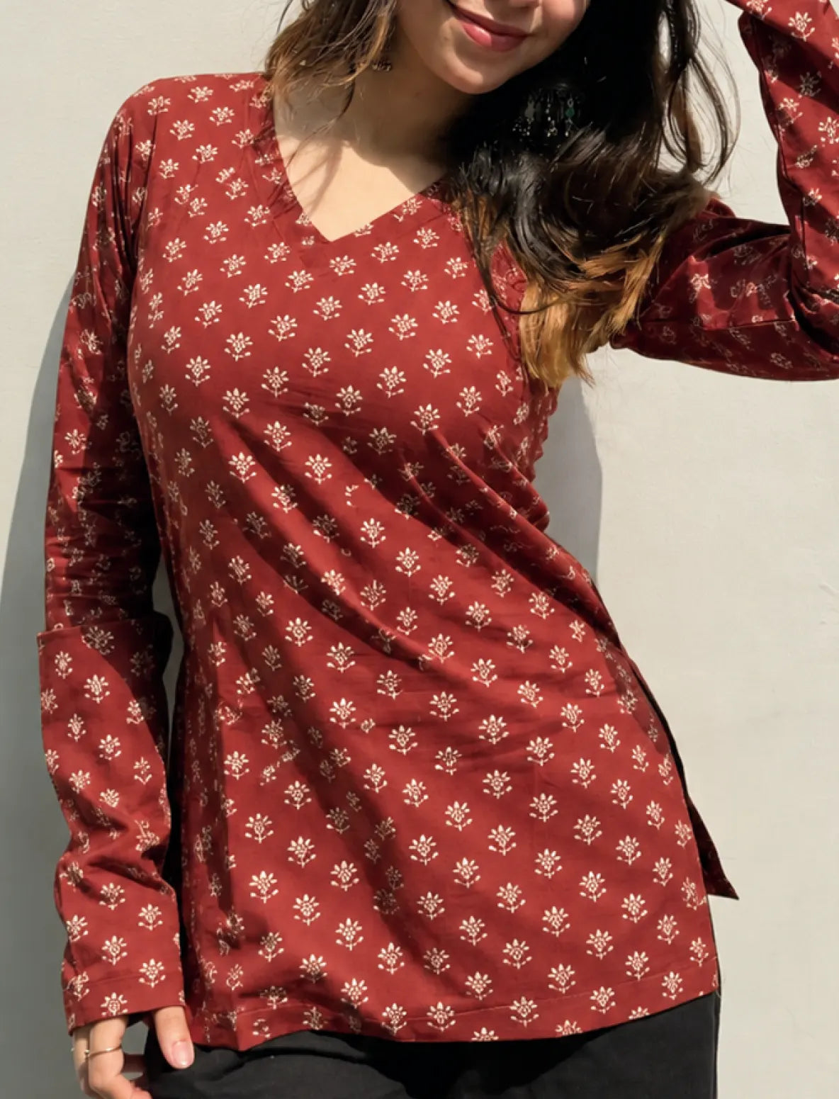 Tanushree Straight Sleeves Kurti