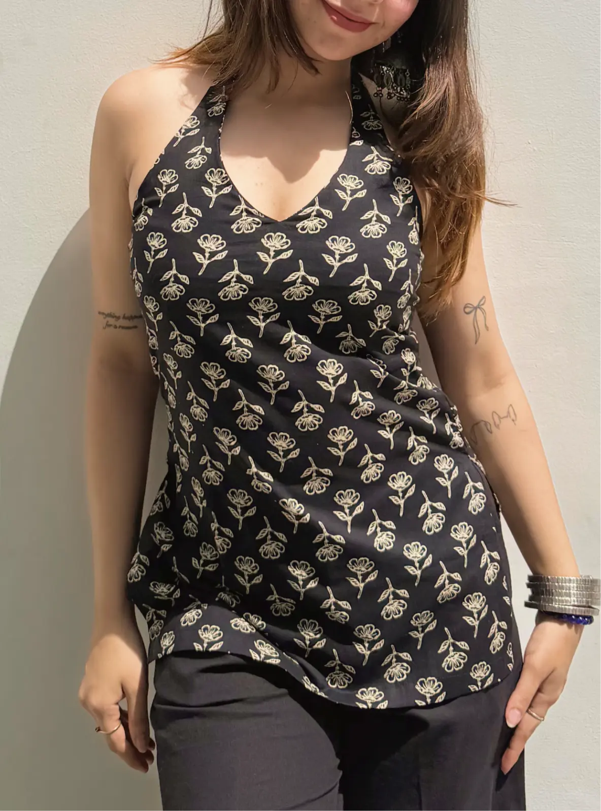 Prisha Halter Neck Kurti