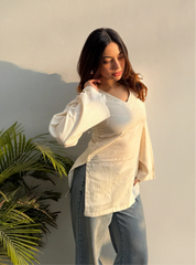 Hans Bell Sleeves Kurti by Evara