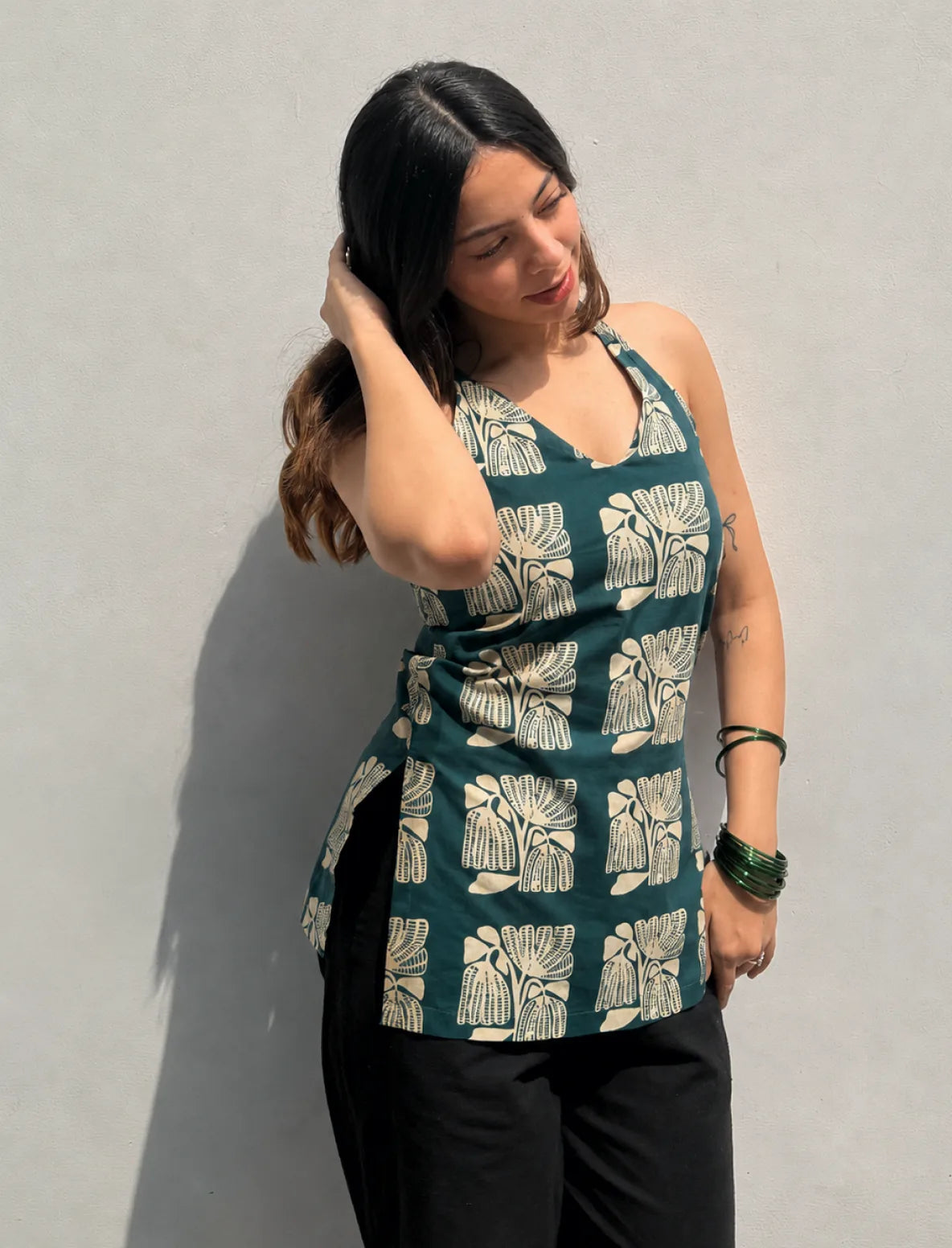 Kana Halter Neck Kurti