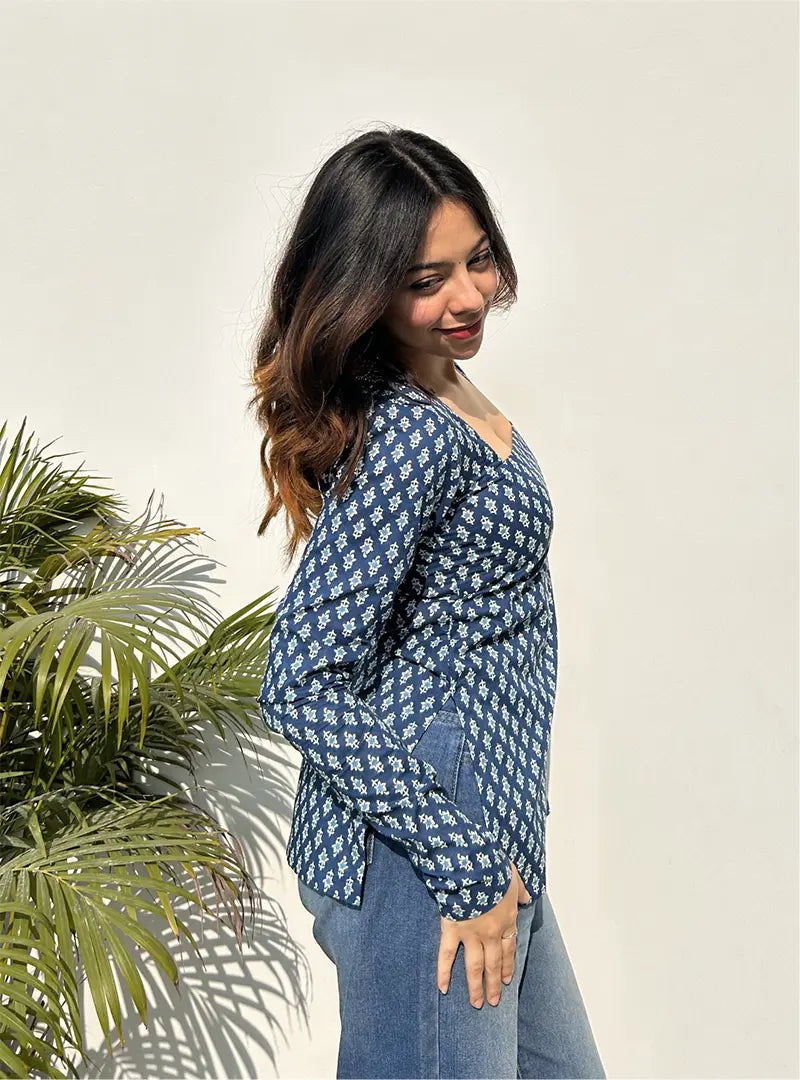 Zehnaara Square Neck Kurti