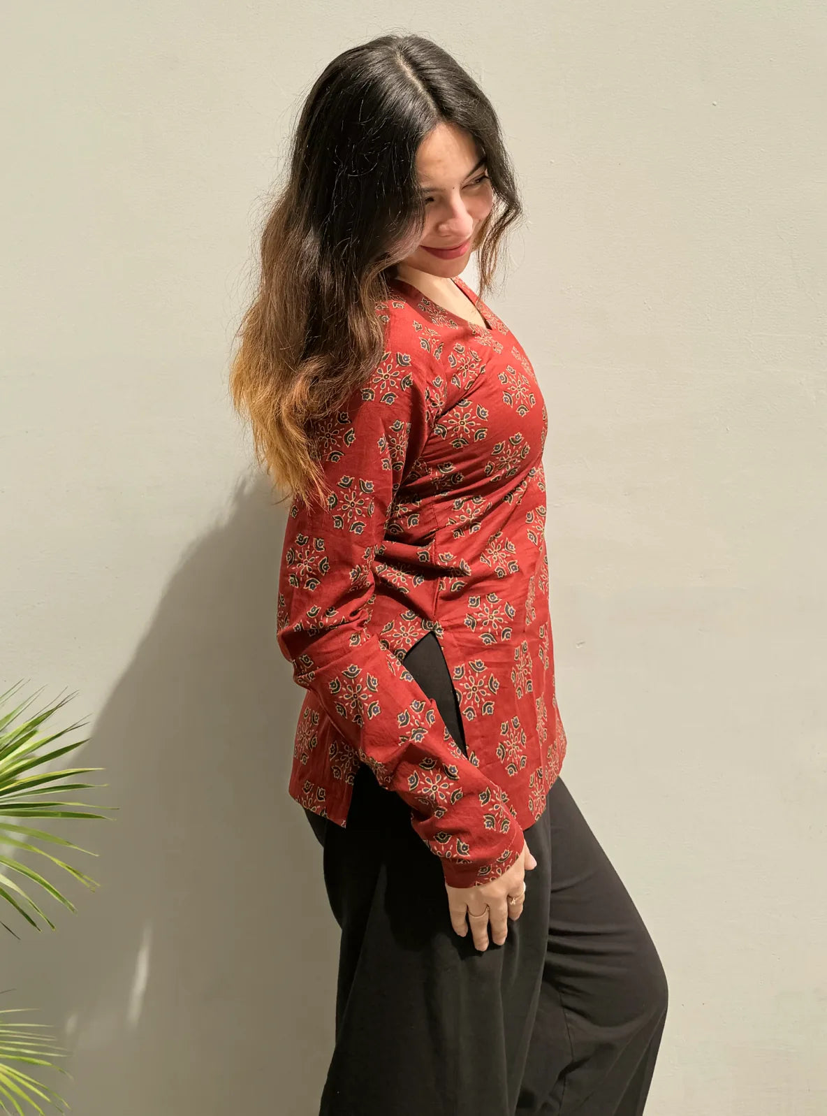 Zehmat Straight Sleeves Kurti