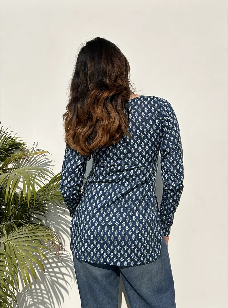 Zehnaara Square Neck Kurti