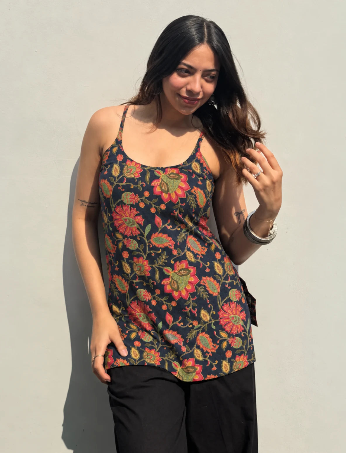 Vidya Short Sleeveless Kurti