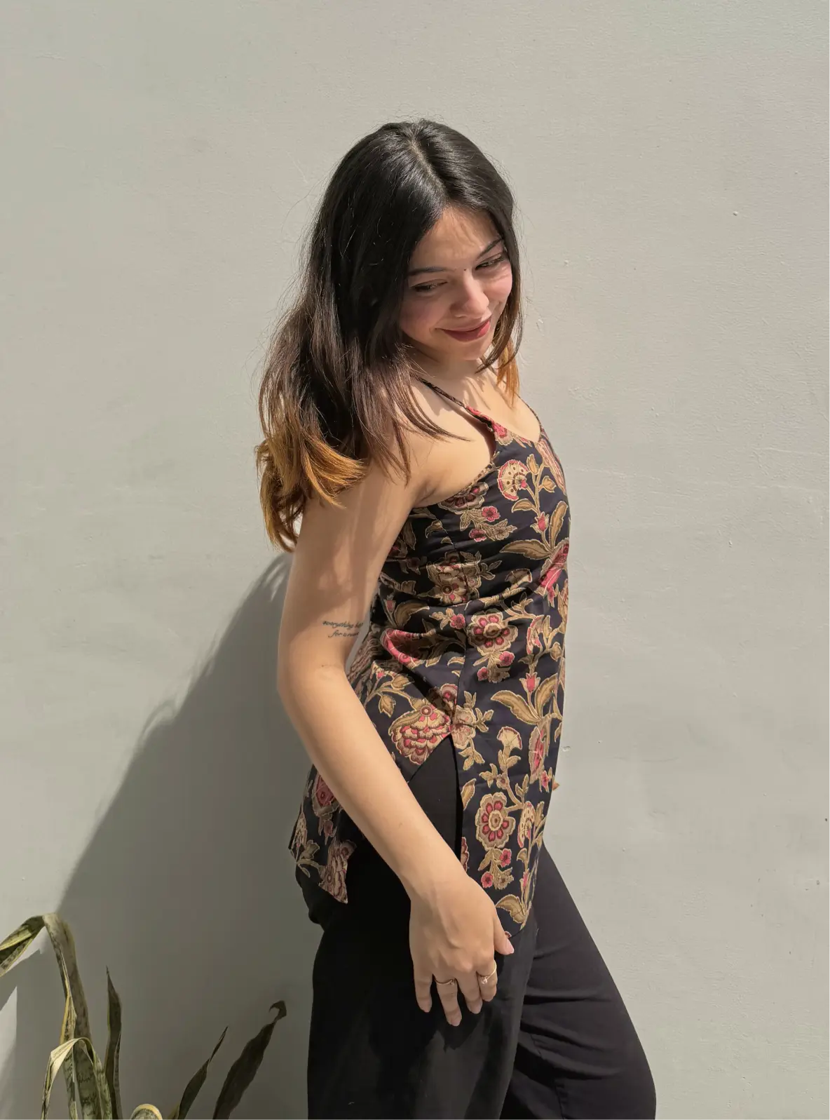 Swarna Short Sleeveless Kurti