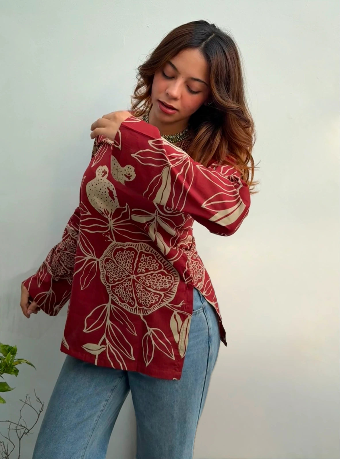 Pyaaz Kachori Bell Sleeves Kurti