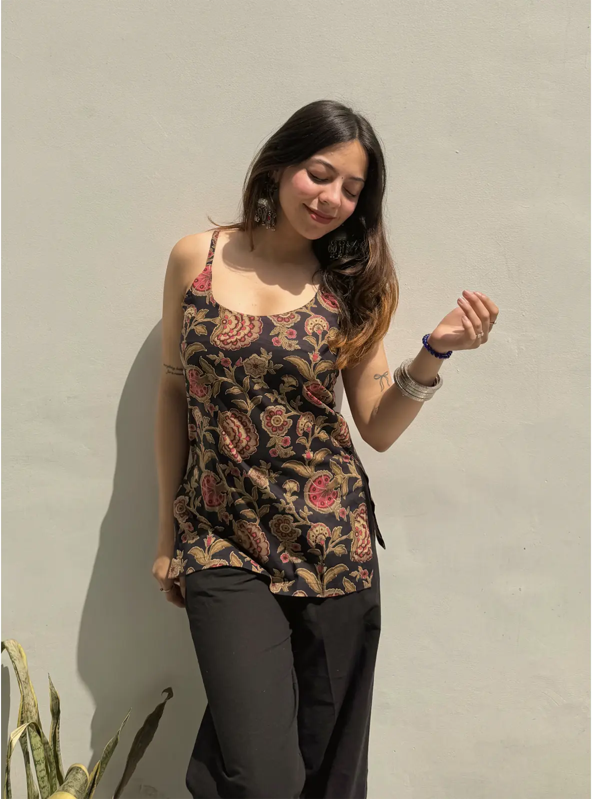 Swarna Short Sleeveless Kurti