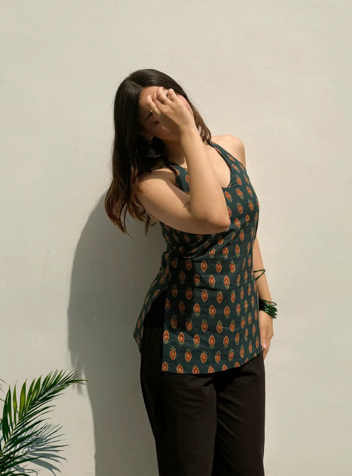 Seher Halter Neck Kurti