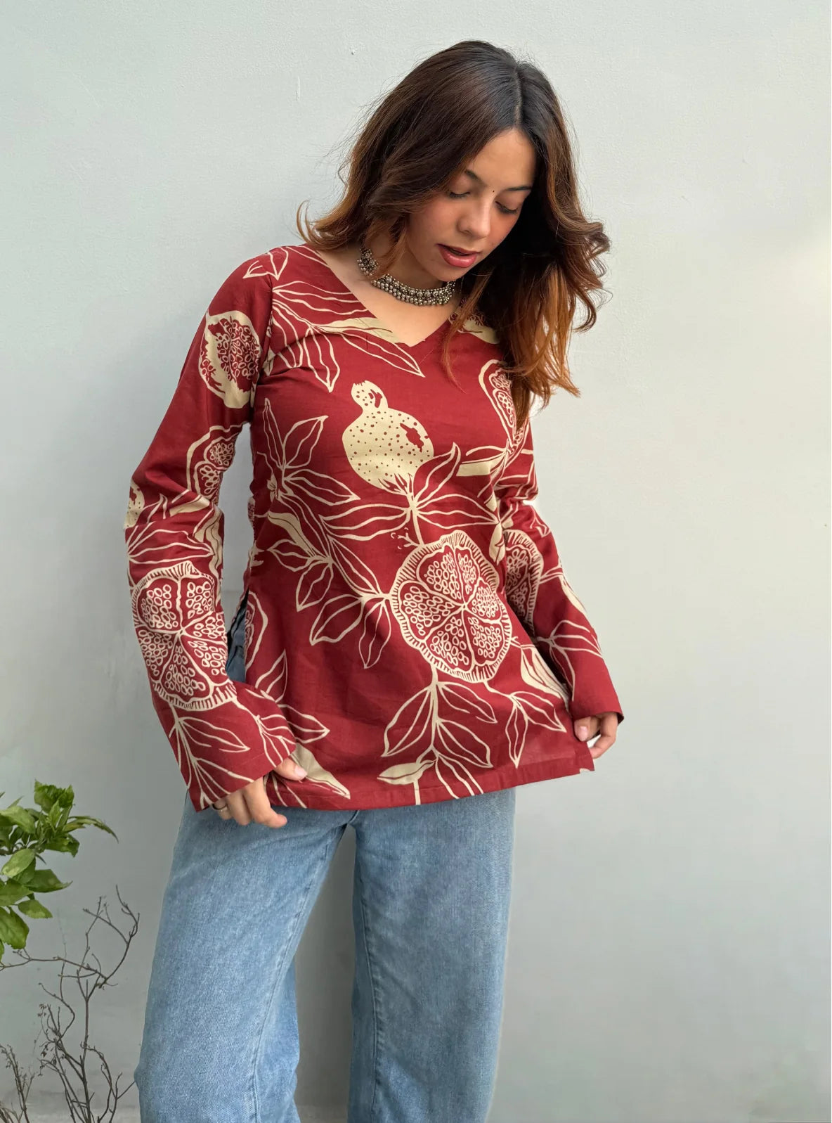 Pyaaz Kachori Bell Sleeves Kurti