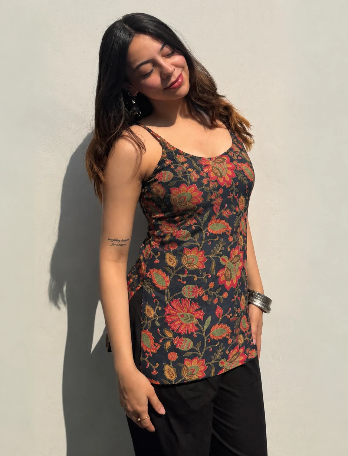 Vidya Short Sleeveless Kurti