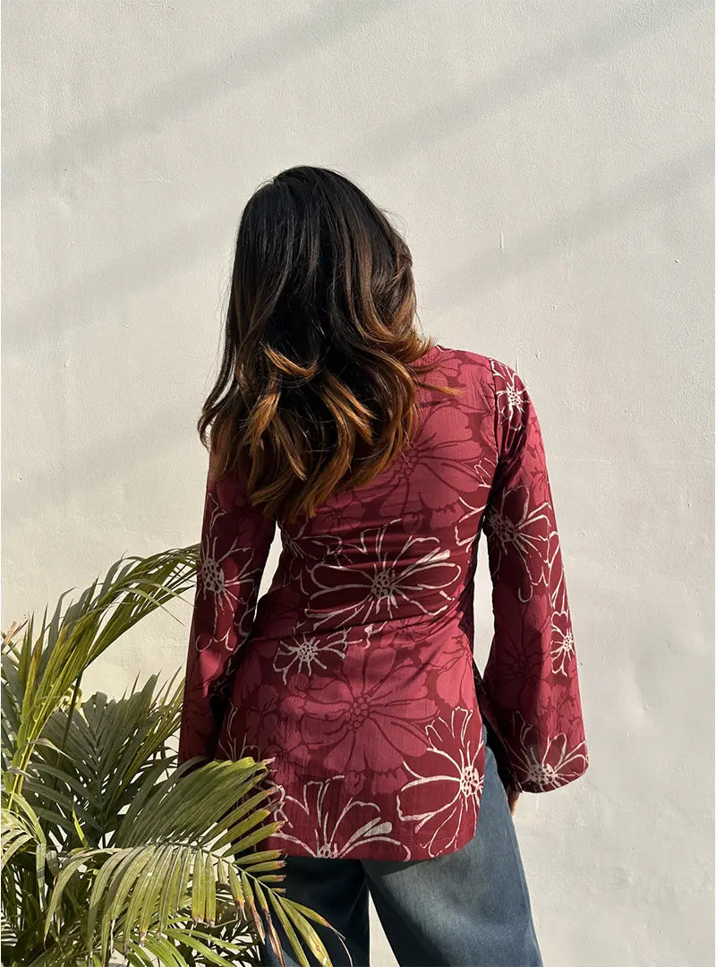 Tripti Bell Sleeves Kurti by Evara