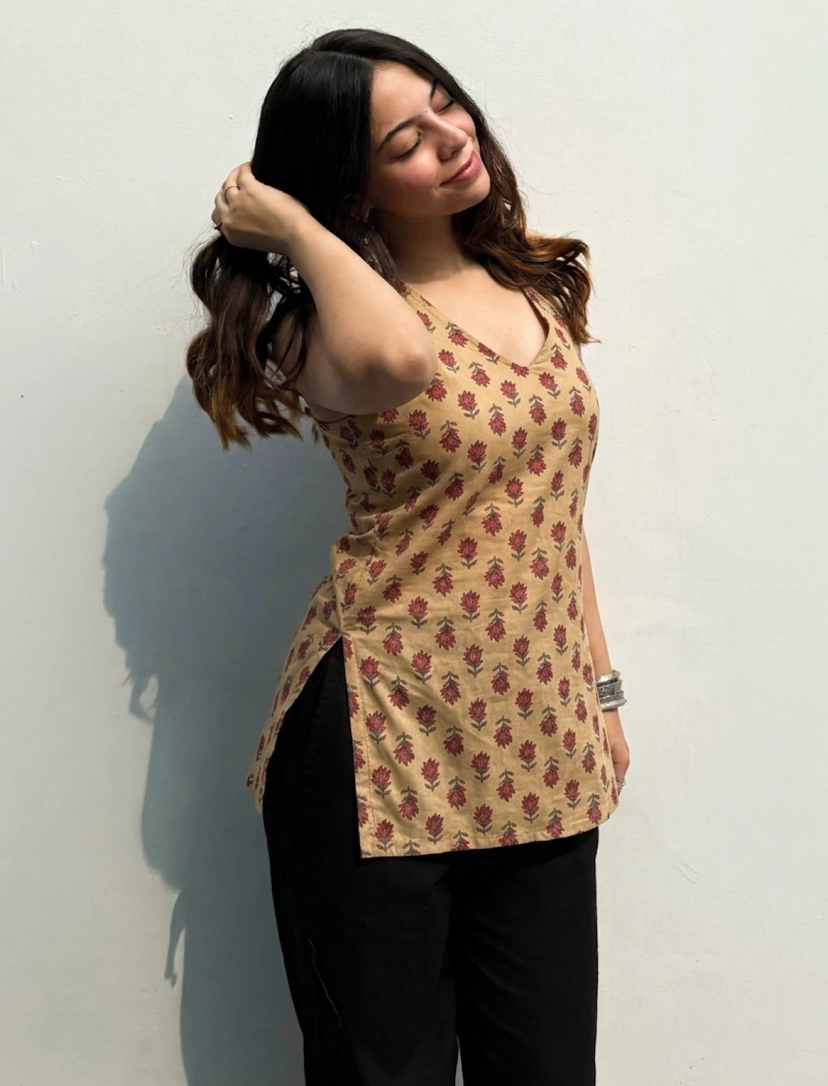 Naza Halter Neck Kurti