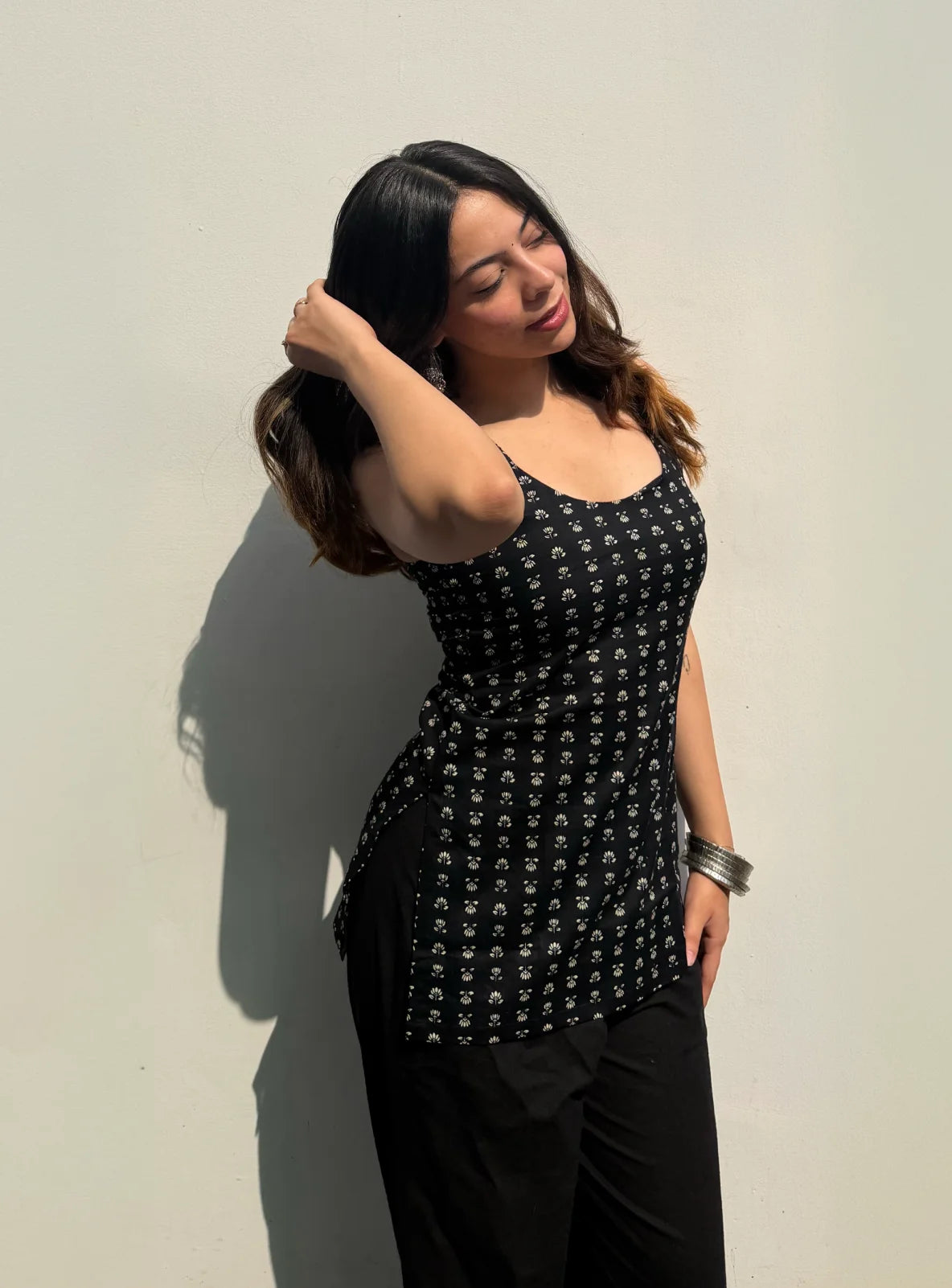 Rooh Short Sleeveless Kurti