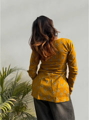 Agni Boat Neck Kurti by Evara