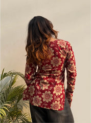 Shakira Boat Neck Kurti by Evara