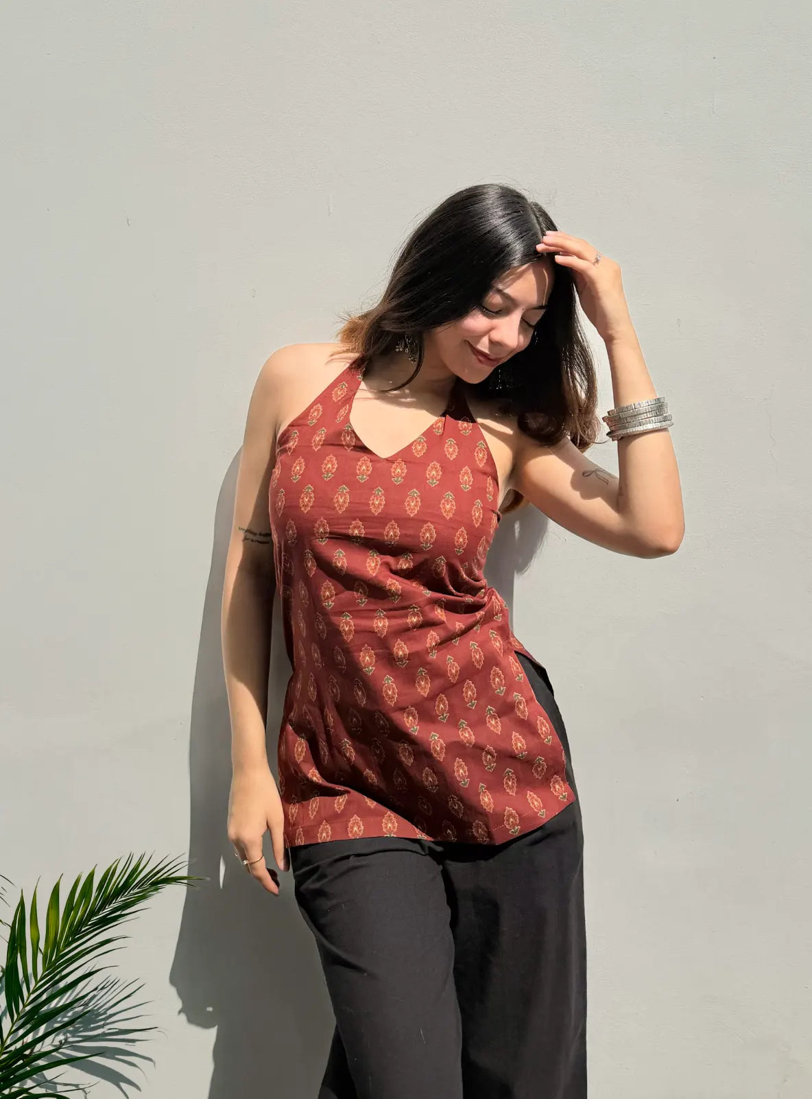 Rumi Halter Neck Kurti