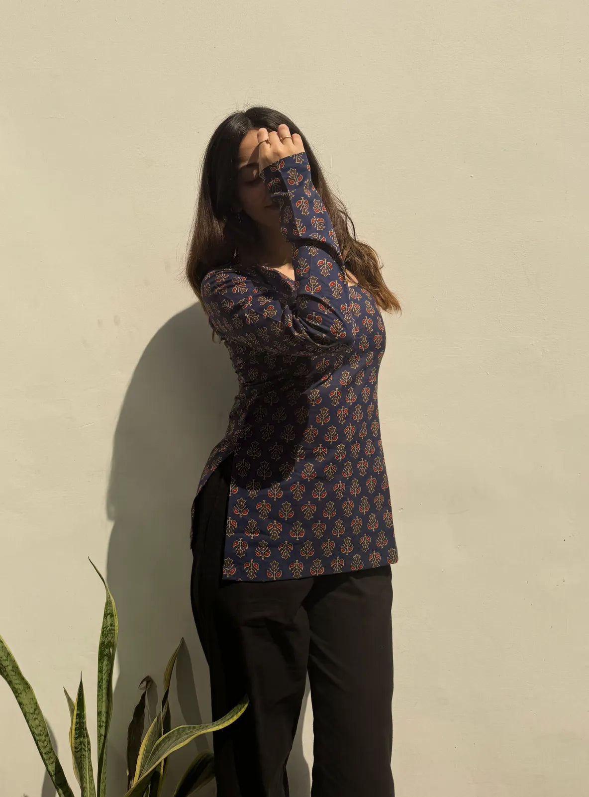 Varsha Boat Neck Kurti