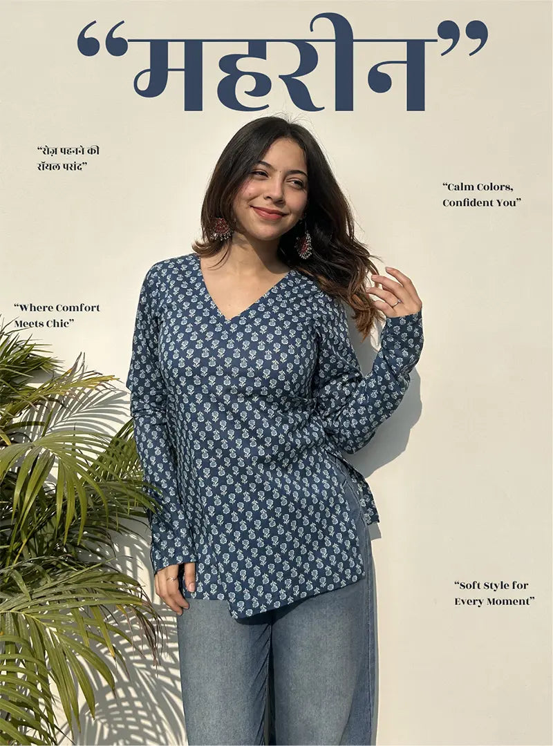 Mehreen Straight Sleeves Kurti